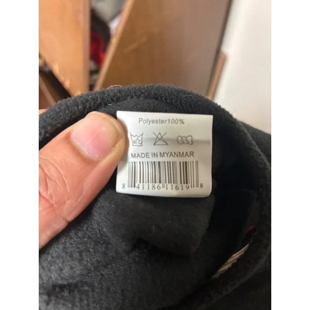 NWT Gooby Dog Fleece Vest Zip Up Black Size XL